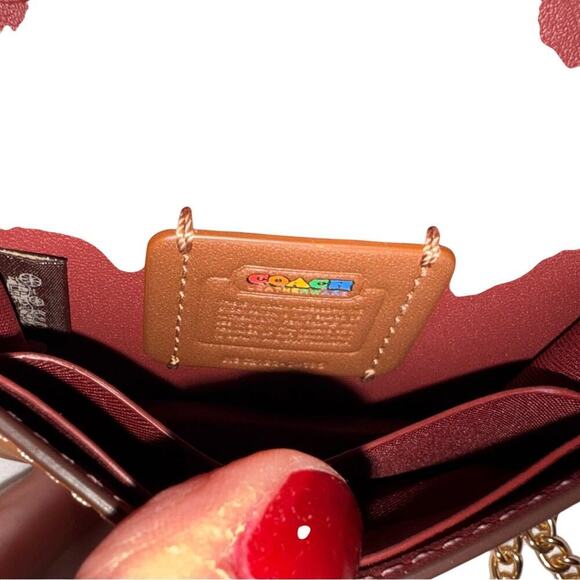 Coach Rainbow Pride Mini Wallet - Picture 6 of 6